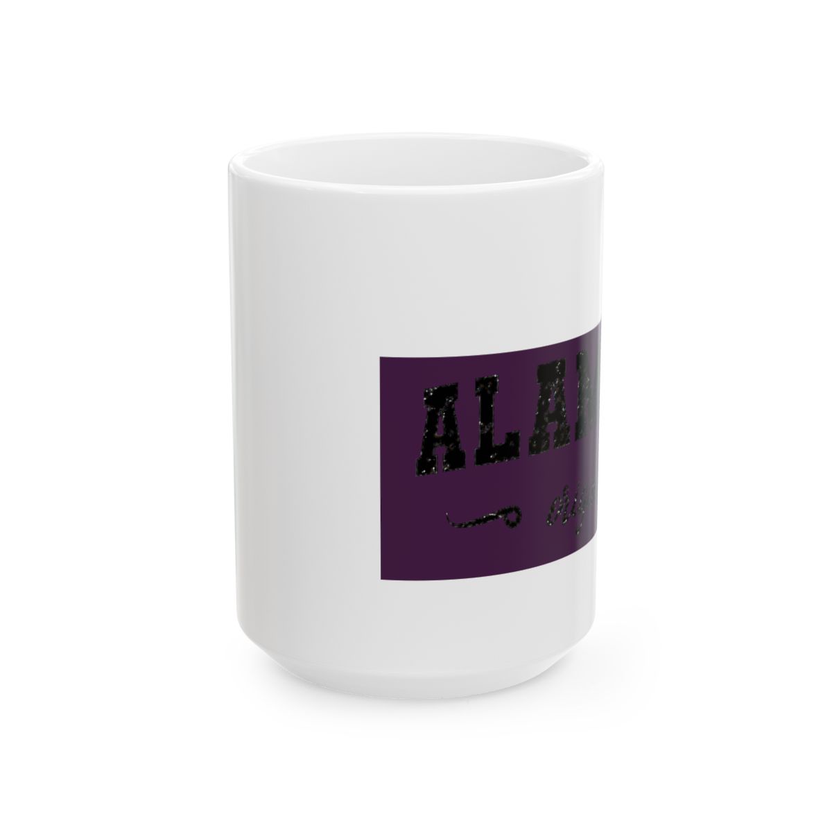 Original Alameda California Retro Hometown Name Alameda Ceramic Mug, Black/White | Alemeda - alternate angle 2, merchandise
