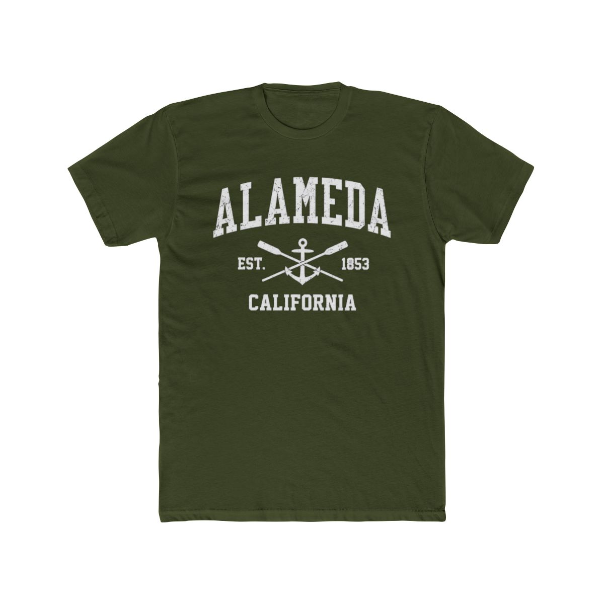 Alameda California Sailing T-Shirts & Tees | Alemeda - alternate angle 5, merchandise