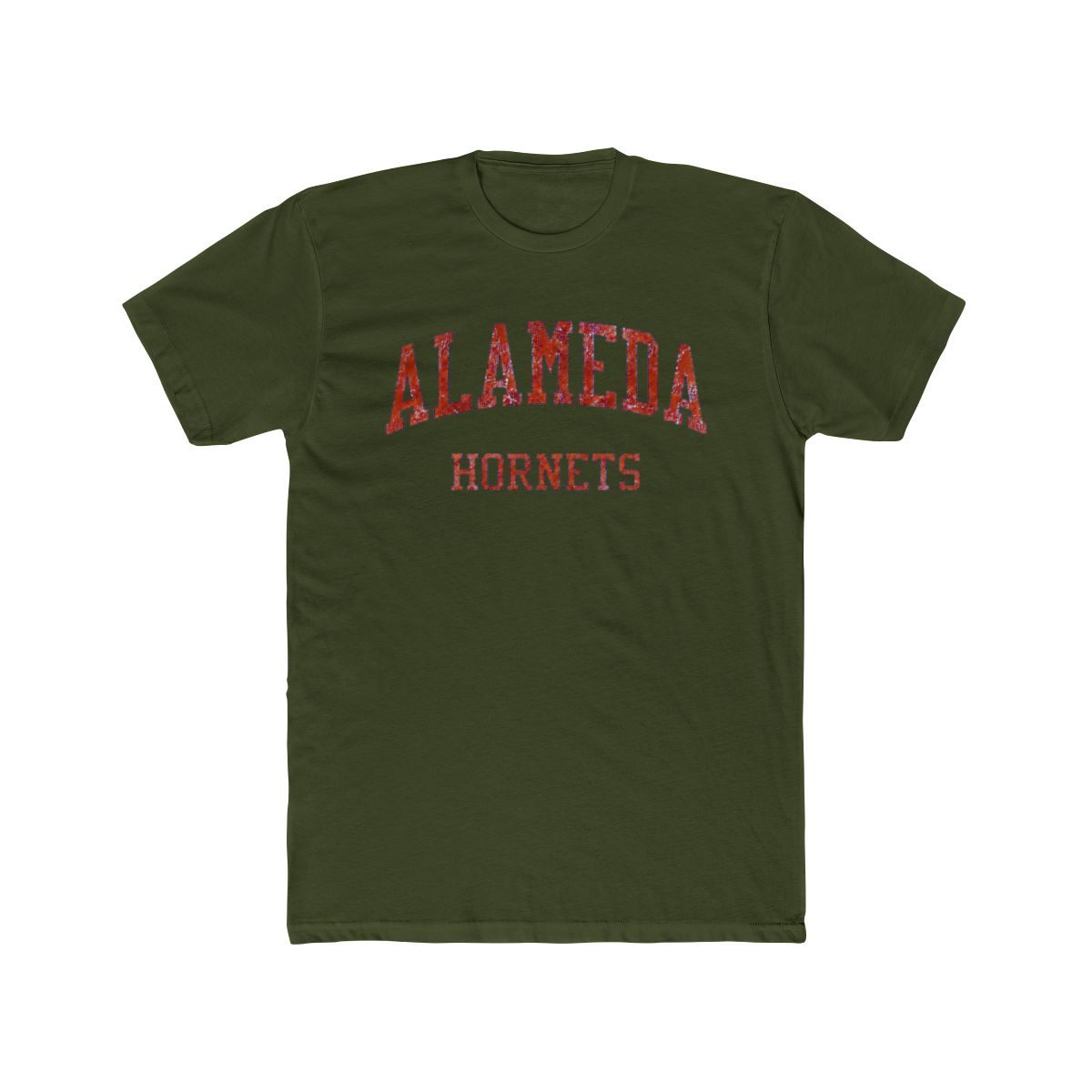 Alameda High School HS Alameda CA Vintage Sports T Shirt | Alemeda - alternate angle 4, merchandise