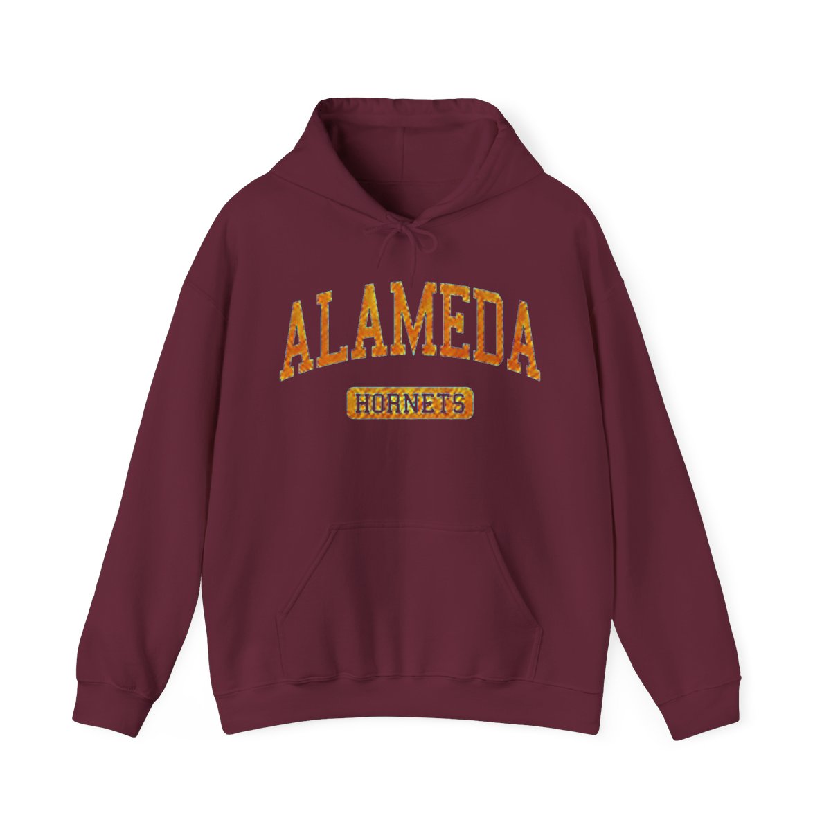 Alameda High School HS Alameda CA Varsity Sports Pullover Hoodie | Alemeda - alternate angle 3, merchandise