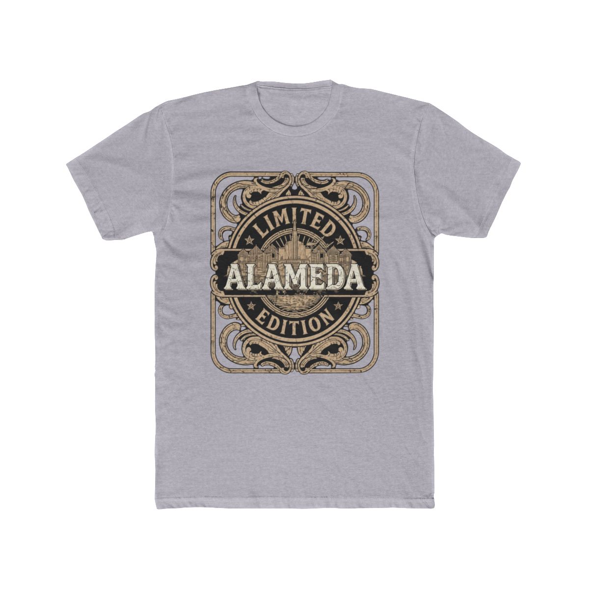 Alameda Vintage Alameda California Retro Alameda Skyline Premium Tri-Blend T Shirt | Alemeda