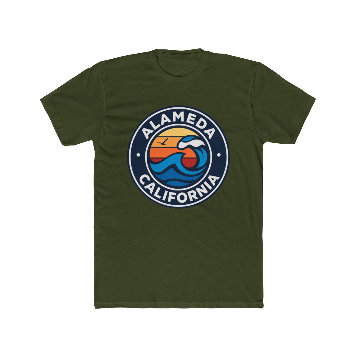 Alameda CA Retro T-Shirts & Tees | Alemeda - alternate angle 4, merchandise