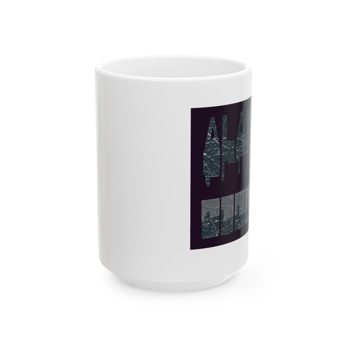 Alameda Vintage Alameda California Retro Alameda Skyline Ceramic Mug, Blue/White | Alemeda - alternate angle 2, merchandise
