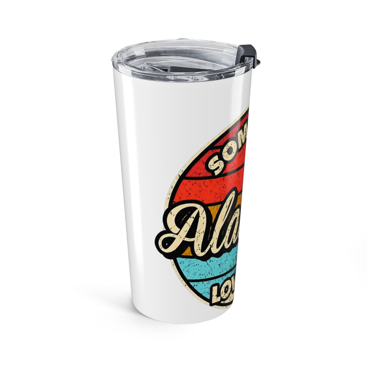 Someone In Alameda Loves Me County US USA Stainless Steel Insulated Tumbler | Alemeda - alternate angle 3, merchandise
