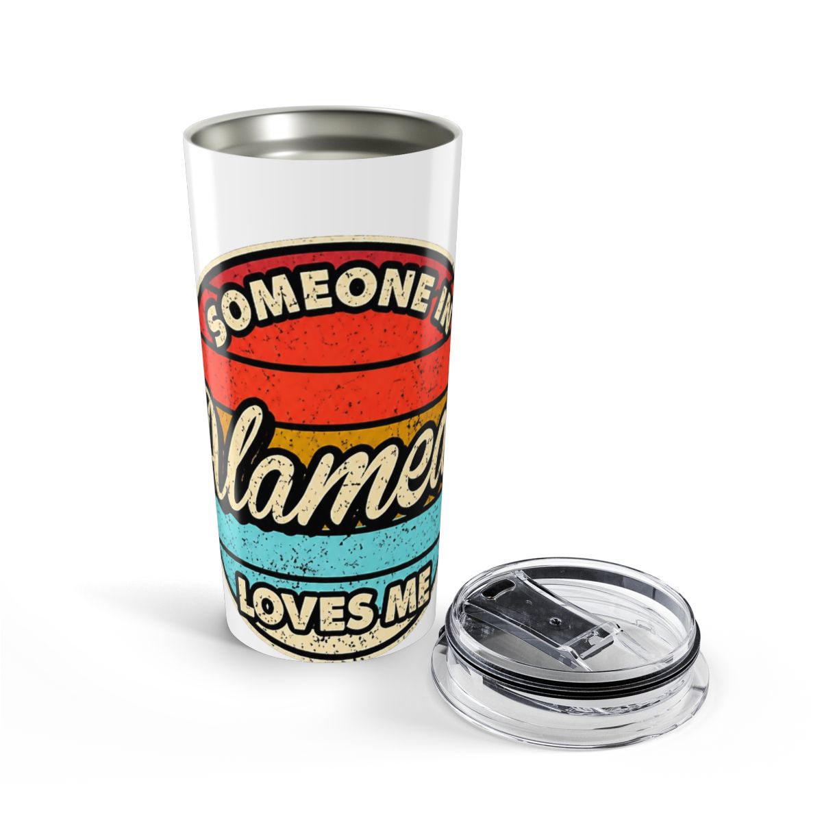 Someone In Alameda Loves Me County US USA Stainless Steel Insulated Tumbler | Alemeda - alternate angle 4, merchandise
