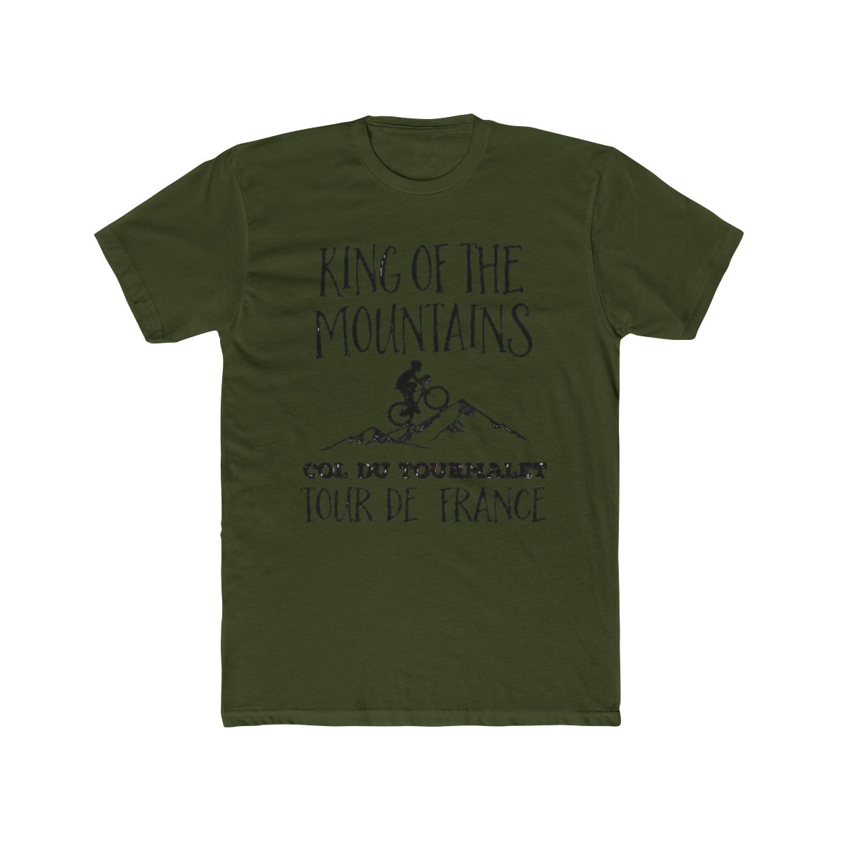 Col Du Tourmalet King of the mountains Tour de France For The Cycling Fans T Shirt | Alemeda - alternate angle 5, merchandise