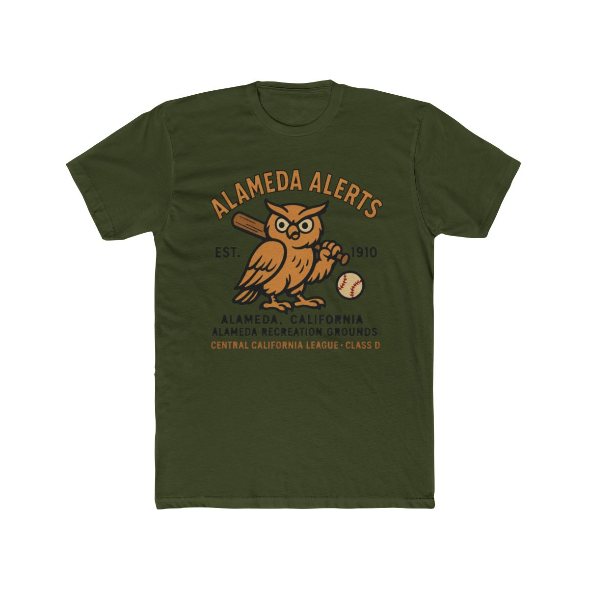 Alameda Alerts California 1910 T Shirt | Alemeda - alternate angle 5, merchandise