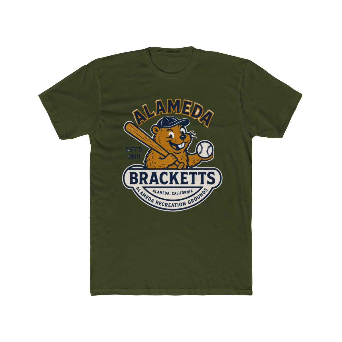 Alameda Bracketts Badge T Shirt | Alemeda - alternate angle 4, merchandise
