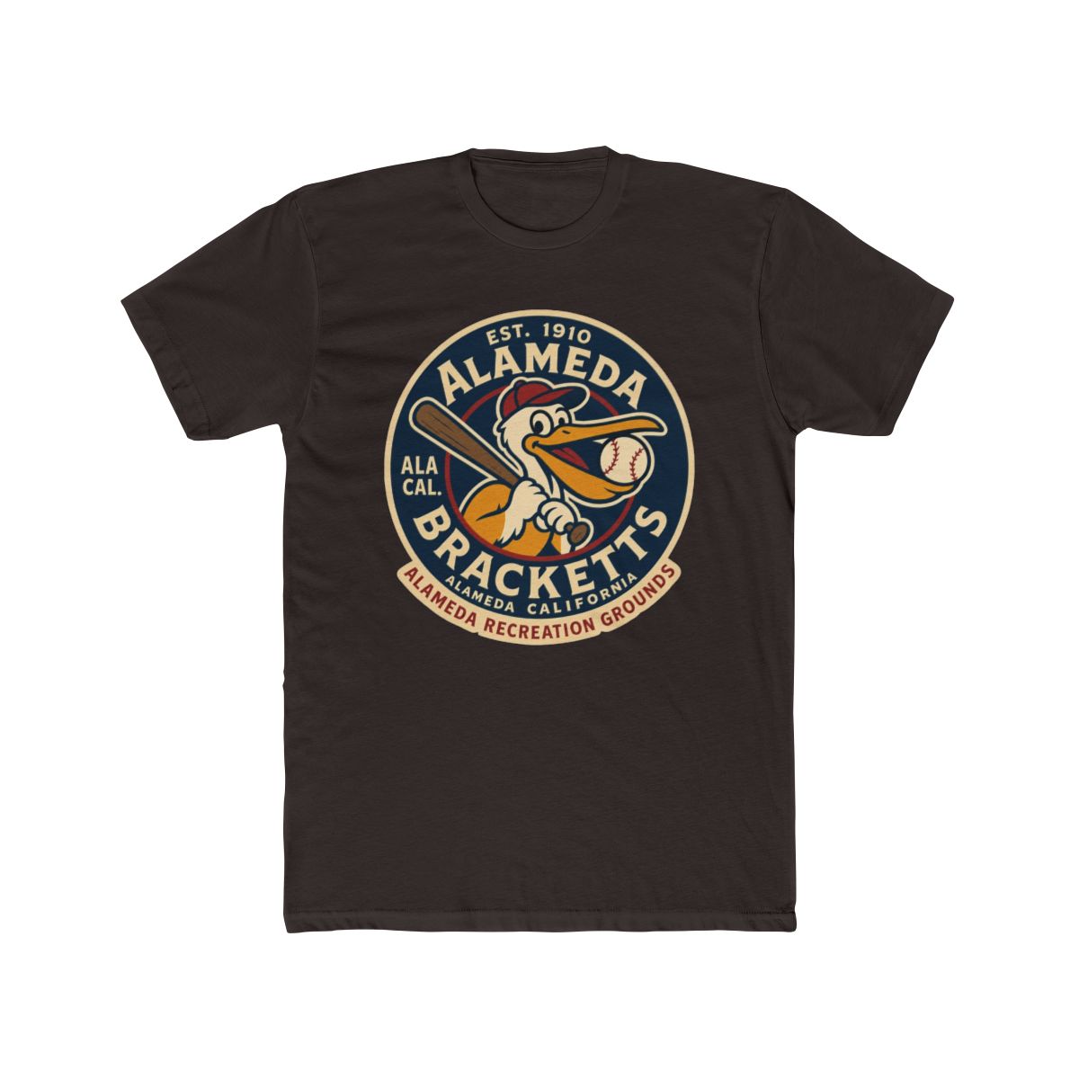 Alameda Bracketts California 1910 T Shirt | Alemeda - alternate angle 3, merchandise