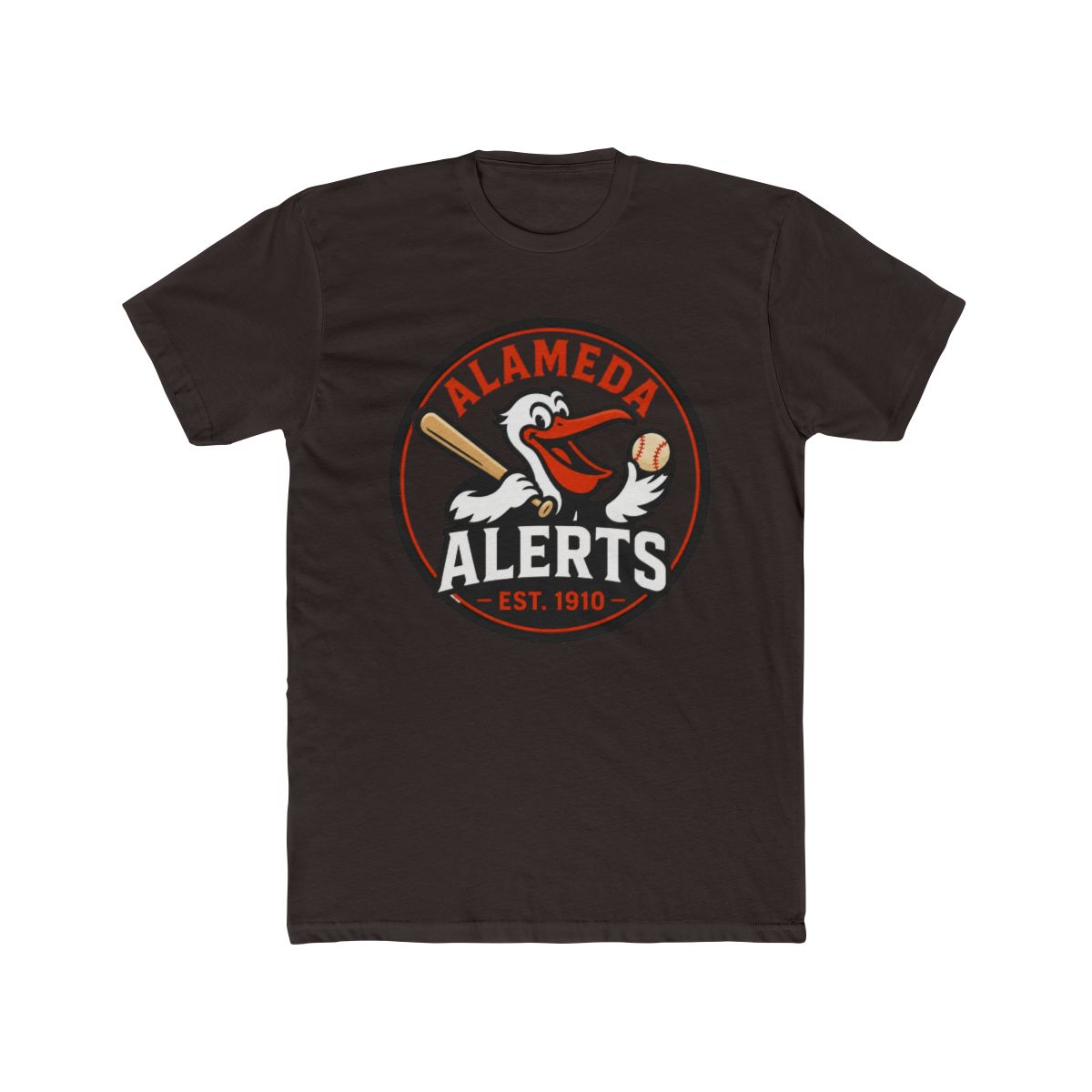 Alameda Alerts Variation Badge T Shirt | Alemeda - alternate angle 2, merchandise