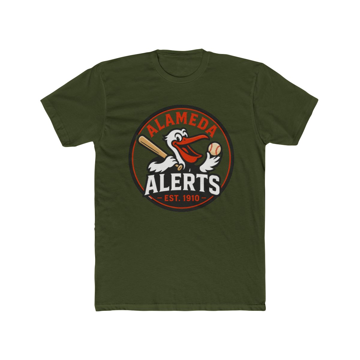 Alameda Alerts Variation Badge T Shirt | Alemeda - alternate angle 5, merchandise