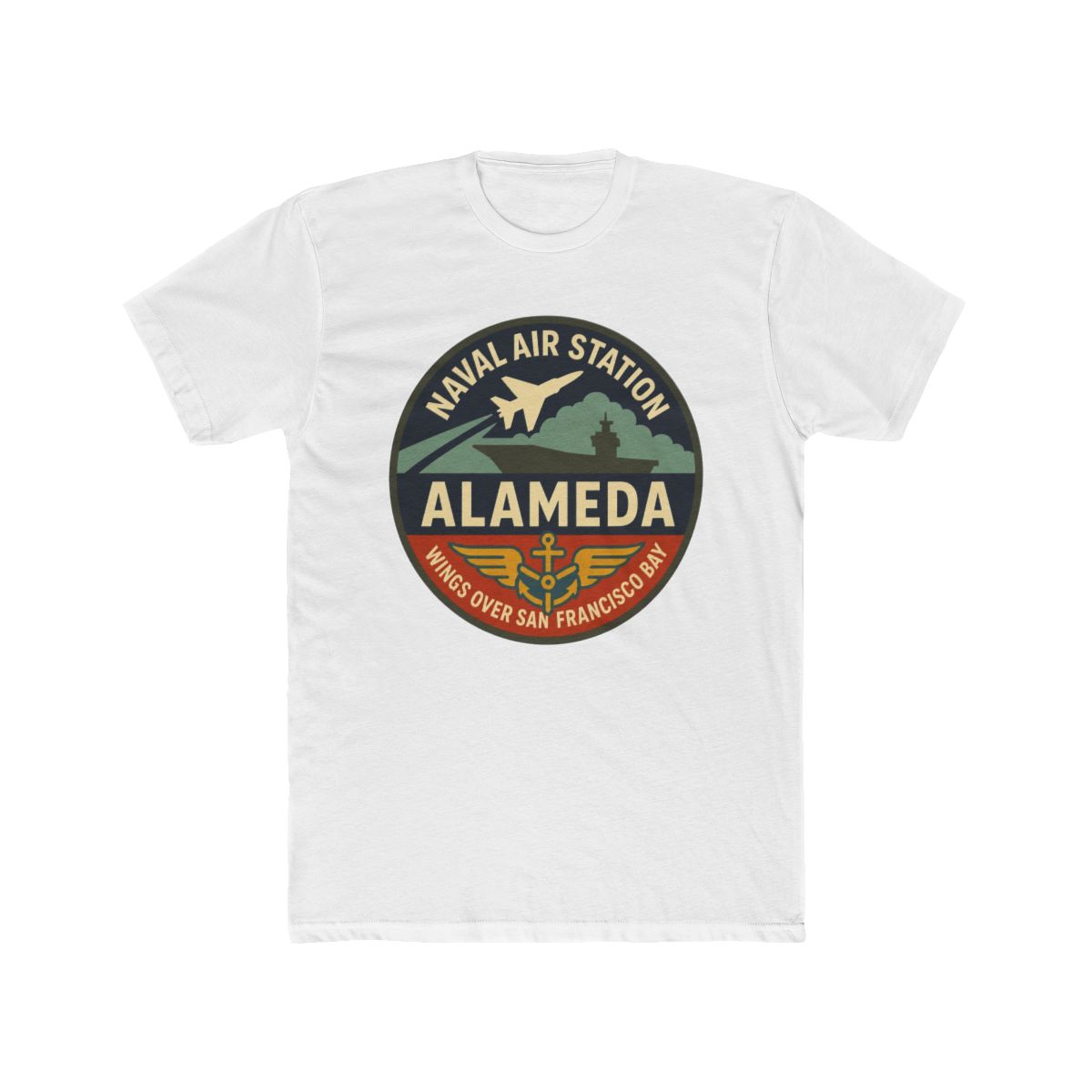 Naval Air Station Alameda Vintage Military Patch T Shirt | Alemeda - Official T-Shirts merchandise