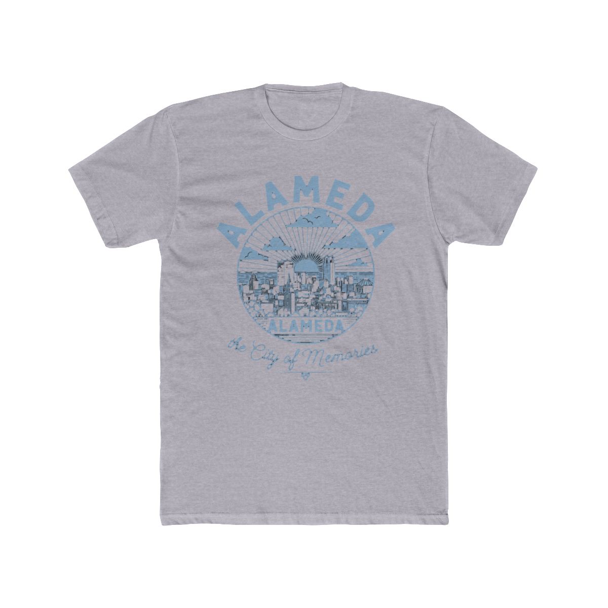 ALAMEDA the City of Memories Skyline T Shirt | Alemeda