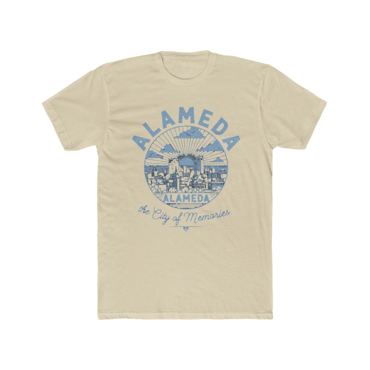 ALAMEDA the City of Memories Skyline T Shirt | Alemeda - alternate angle 4, merchandise