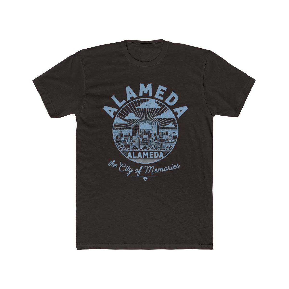 ALAMEDA the City of Memories Skyline T Shirt | Alemeda - alternate angle 3, merchandise