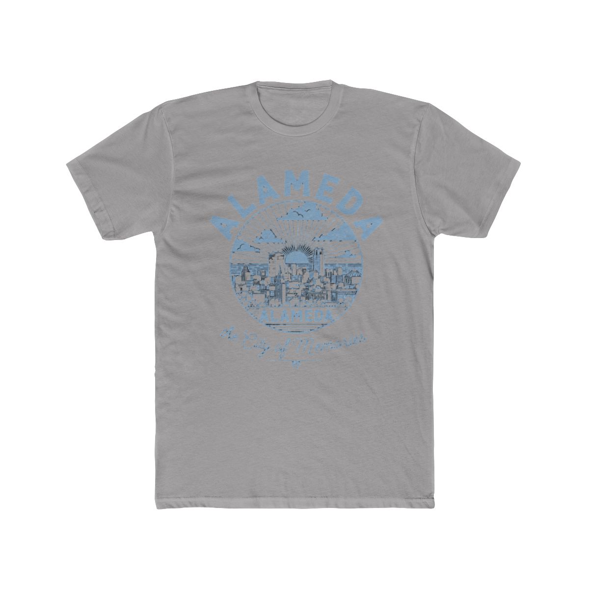 ALAMEDA the City of Memories Skyline T Shirt | Alemeda - alternate angle 2, merchandise