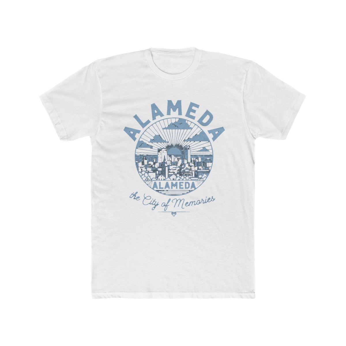 ALAMEDA the City of Memories Skyline T Shirt | Alemeda - Official T-Shirts merchandise