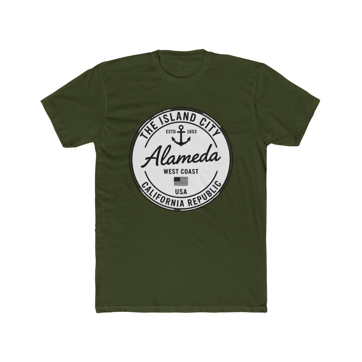Alameda California T Shirt | Alemeda - alternate angle 4, merchandise
