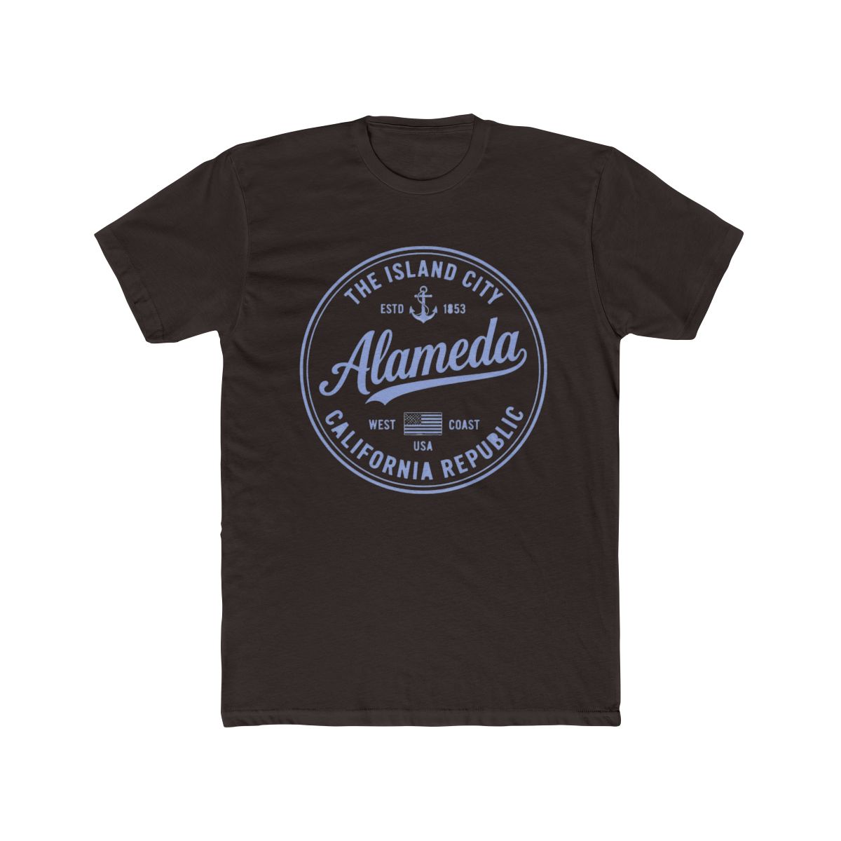 The Island City Alameda California T Shirt | Alemeda - alternate angle 3, merchandise
