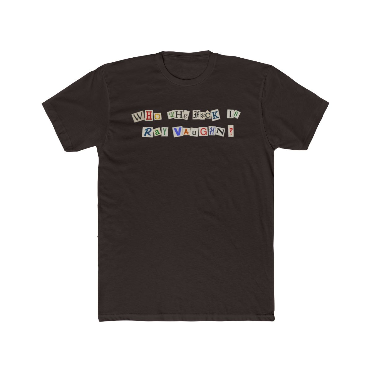 Who The F*ck Is Ray Vaughn? Tee | Alemeda - alternate angle 2, merchandise
