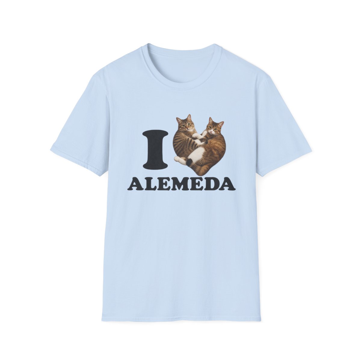 I Love Alameda Cats T-Shirt | Alemeda Merch - alternate angle 4, merchandise
