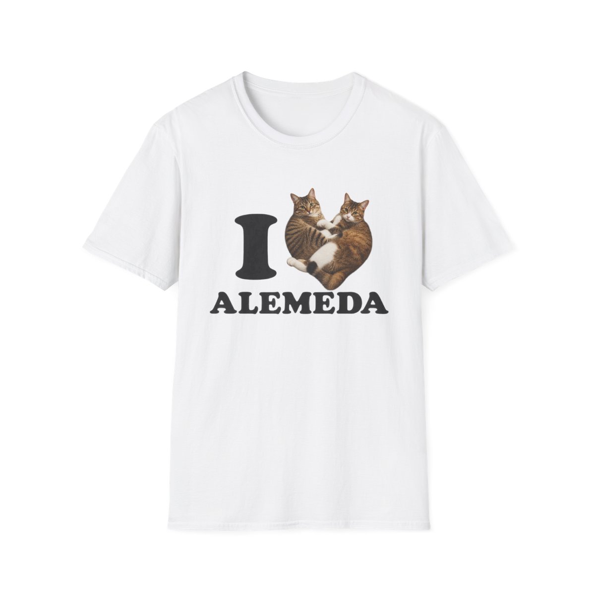 I Love Alameda Cats T-Shirt | Alemeda Merch - Official T-Shirts merchandise