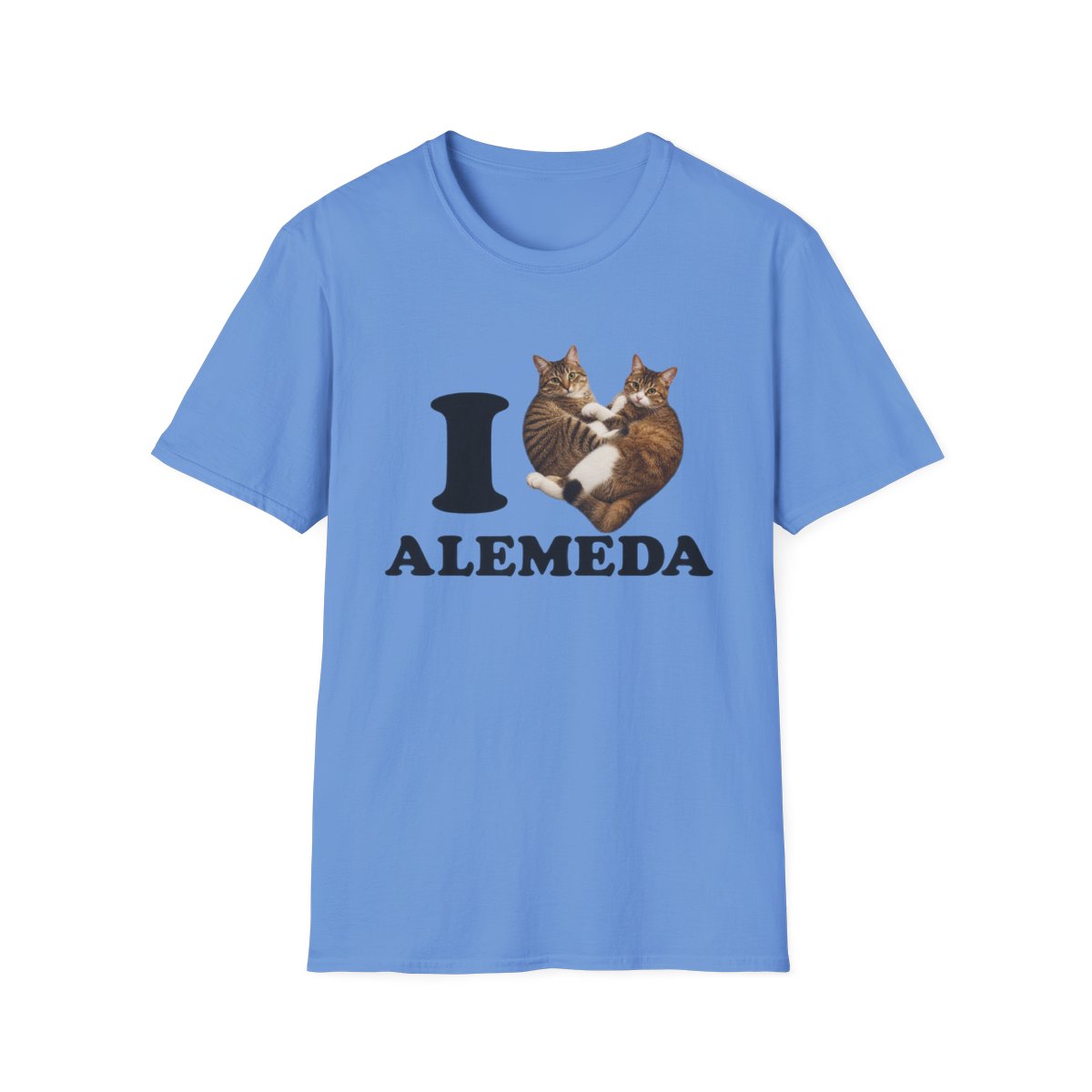 I Love Alameda Cats T-Shirt | Alemeda Merch - alternate angle 5, merchandise