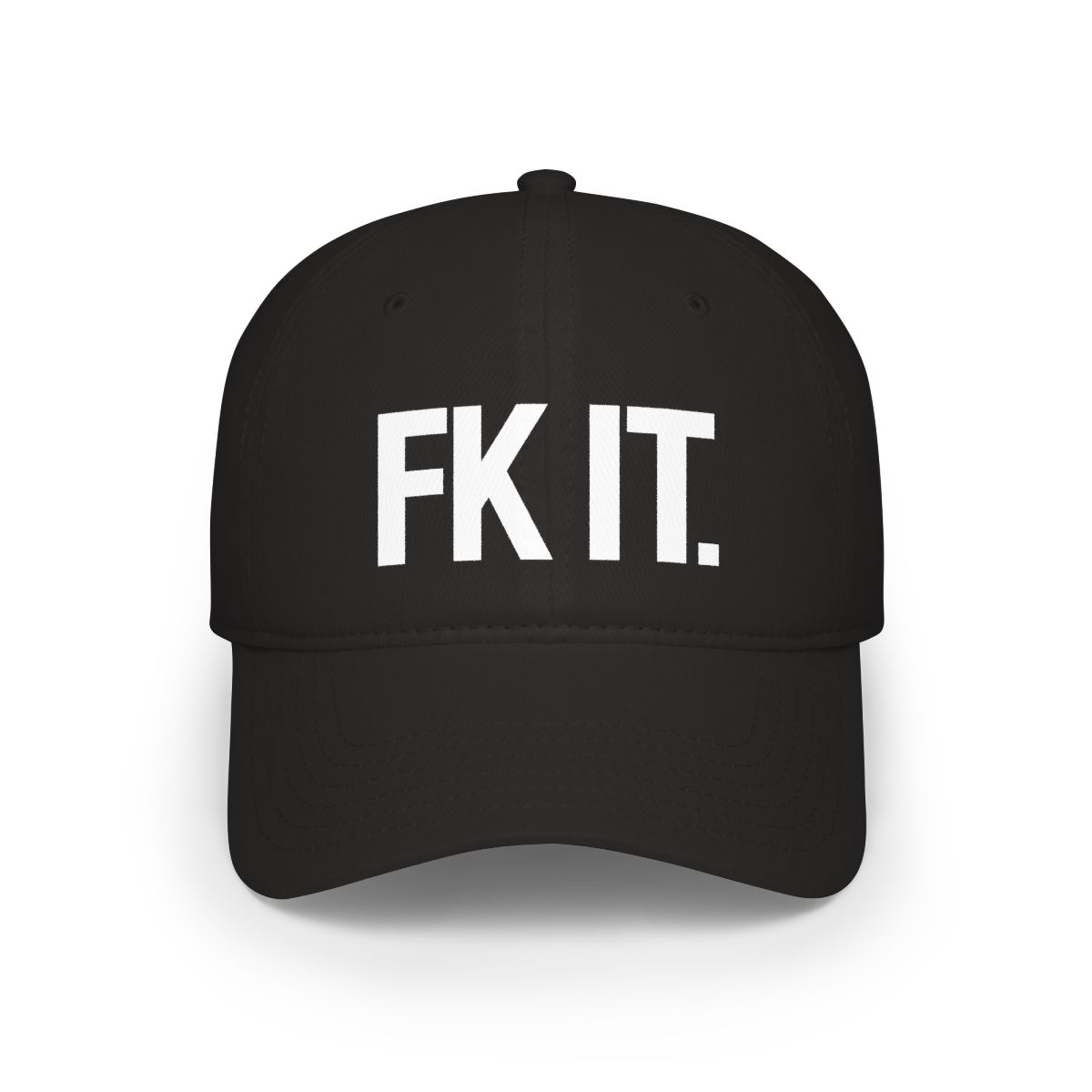 FK IT Text Low Profile Baseball Cap | Alemeda Merch - Official Hats & Caps merchandise